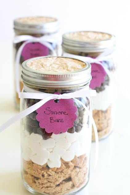 Gifts in a Jar} S'mores Cookies